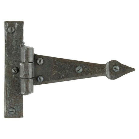This is an image showing From The Anvil - Beeswax 4" Arrow Head T Hinge (pair) available from trade door handles, quick delivery and discounted prices
