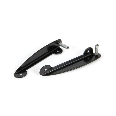 This is an image showing From The Anvil - Spare Fixings for 33227 Black Letter Plate Cover (pair) available from trade door handles, quick delivery and discounted prices