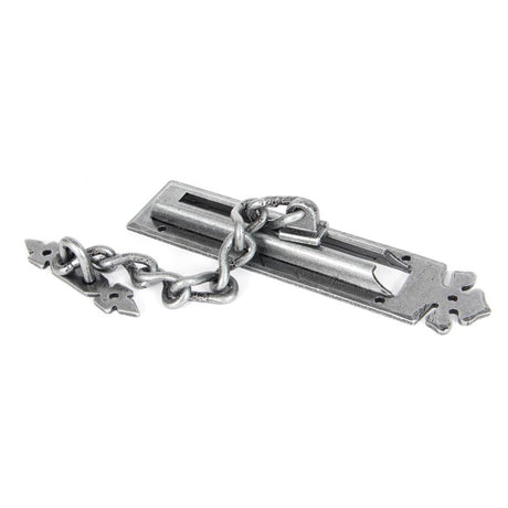 This is an image showing From The Anvil - Pewter Door Chain available from trade door handles, quick delivery and discounted prices