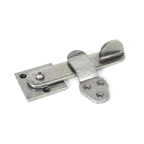 This is an image showing From The Anvil - Pewter Privacy Latch Set available from trade door handles, quick delivery and discounted prices
