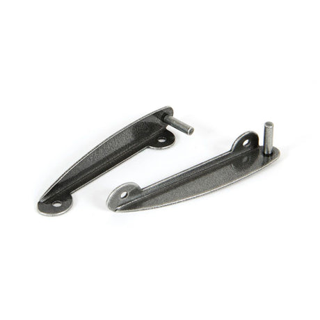 This is an image showing From The Anvil - Spare Fixings for 33681 Pewter Letter Plate Cover (pair) available from trade door handles, quick delivery and discounted prices