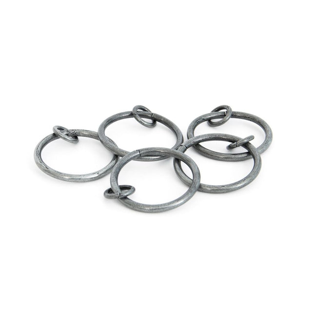 This is an image showing From The Anvil - Pewter Curtain Ring available from trade door handles, quick delivery and discounted prices