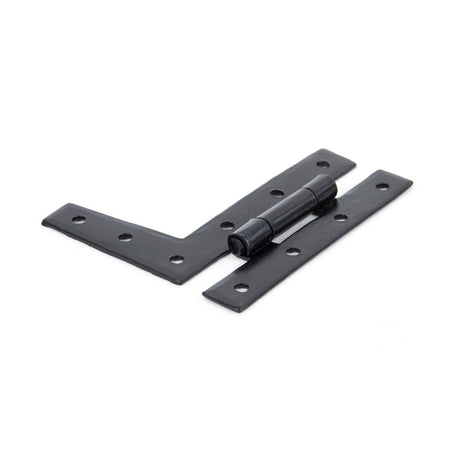 This is an image showing From The Anvil - Black 3 1/4" HL Hinge (pair) available from trade door handles, quick delivery and discounted prices