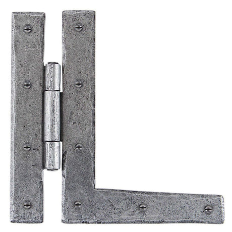 This is an image showing From The Anvil - Pewter 7" HL Hinge (pair) available from trade door handles, quick delivery and discounted prices