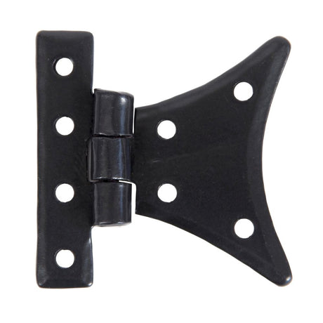 This is an image showing From The Anvil - Black 2" Half Butterfly Hinge (pair) available from trade door handles, quick delivery and discounted prices