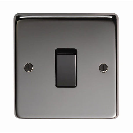 This is an image showing From The Anvil - BN Single 10 Amp Switch available from trade door handles, quick delivery and discounted prices