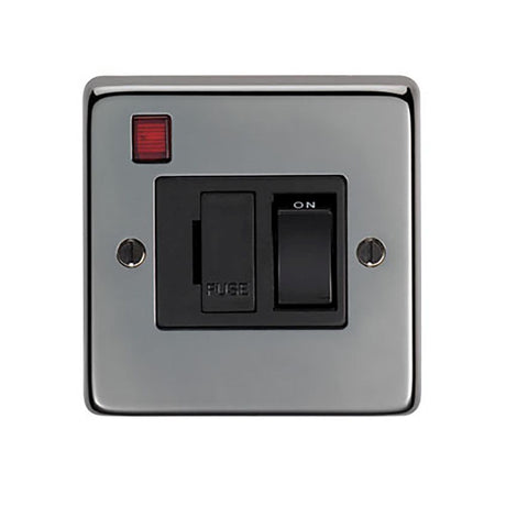 This is an image showing From The Anvil - BN 13 Amp Fused Switch + Neon available from trade door handles, quick delivery and discounted prices