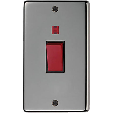 This is an image showing From The Anvil - BN Double Plate Cooker Switch available from trade door handles, quick delivery and discounted prices