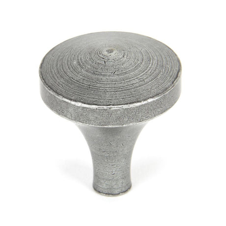 This is an image showing From The Anvil - Pewter Shropshire Cabinet Knob - Large available from trade door handles, quick delivery and discounted prices
