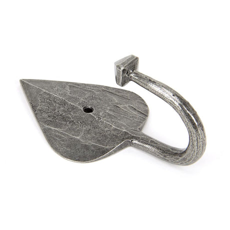 This is an image showing From The Anvil - Pewter Shropshire Coat Hook available from trade door handles, quick delivery and discounted prices