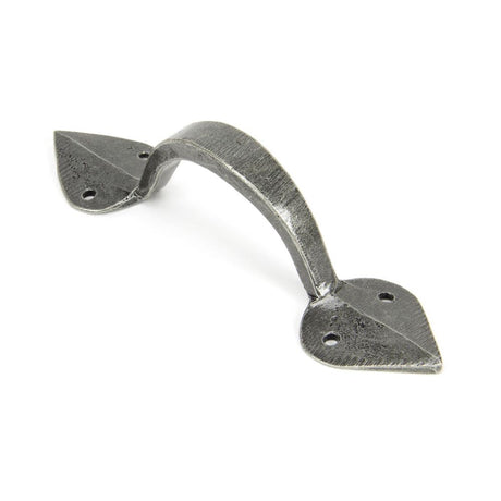 This is an image showing From The Anvil - Pewter Medium Shropshire Pull Handle available from trade door handles, quick delivery and discounted prices