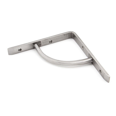 This is an image showing From The Anvil - Natural Smooth 6'' x 6'' Plain Shelf Bracket available from trade door handles, quick delivery and discounted prices