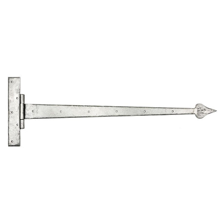 This is an image showing From The Anvil - Pewter 36" Barn Door T Hinge (pair) available from trade door handles, quick delivery and discounted prices