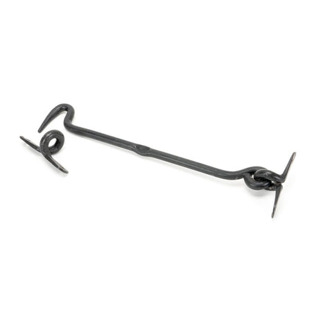 This is an image showing From The Anvil - External Beeswax 10" Forged Cabin Hook available from trade door handles, quick delivery and discounted prices