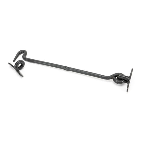 This is an image showing From The Anvil - External Beeswax 16" Forged Cabin Hook available from trade door handles, quick delivery and discounted prices