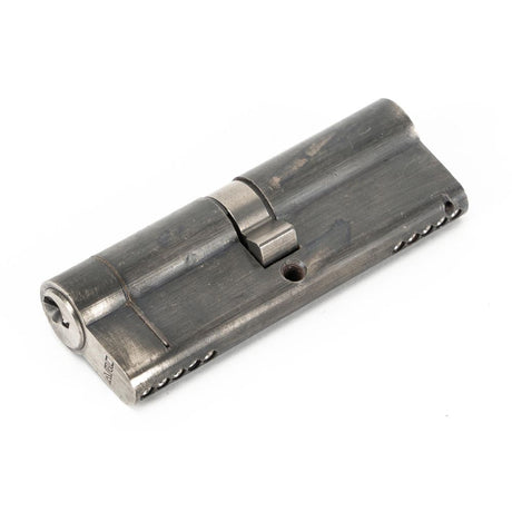 This is an image showing From The Anvil - Pewter 45/45 5pin Euro Cylinder available from trade door handles, quick delivery and discounted prices