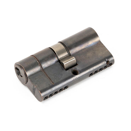 This is an image showing From The Anvil - Aged Bronze 30/30 5pin Euro Cylinder KA available from trade door handles, quick delivery and discounted prices