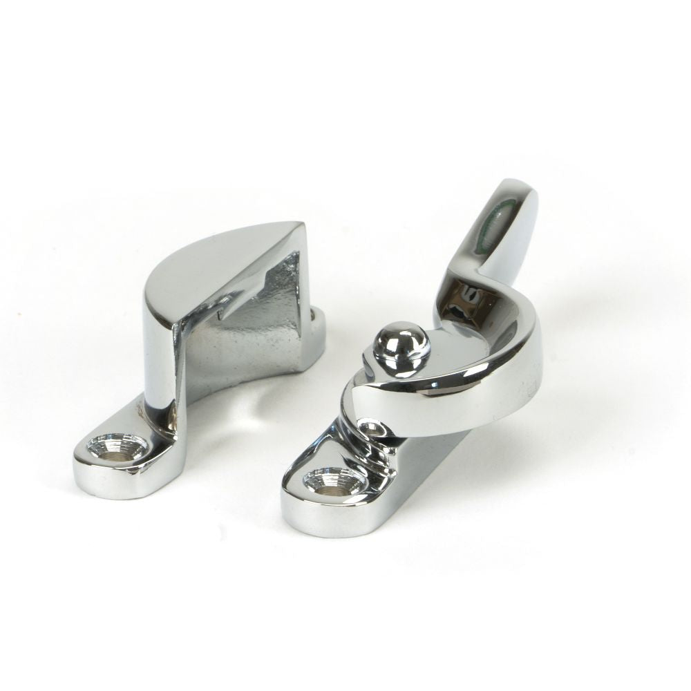This is an image showing From The Anvil - Polished Chrome Fitch Fastener available from trade door handles, quick delivery and discounted prices