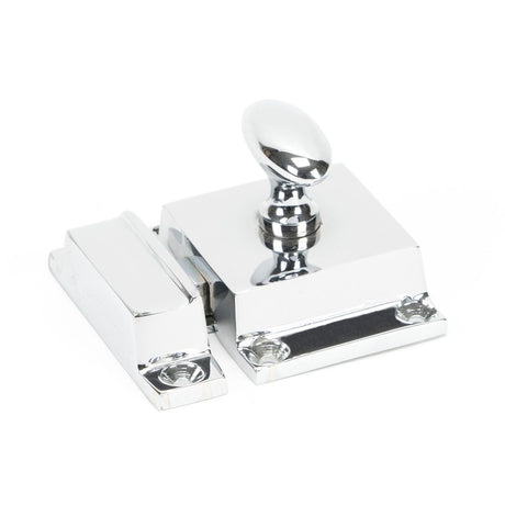 This is an image showing From The Anvil - Polished Chrome Cabinet Latch available from trade door handles, quick delivery and discounted prices