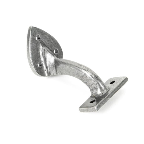 This is an image showing From The Anvil - Pewter 2" Handrail Bracket available from trade door handles, quick delivery and discounted prices