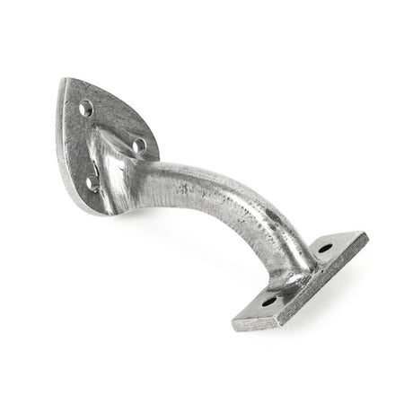 This is an image showing From The Anvil - Pewter 2.5" Handrail Bracket available from trade door handles, quick delivery and discounted prices