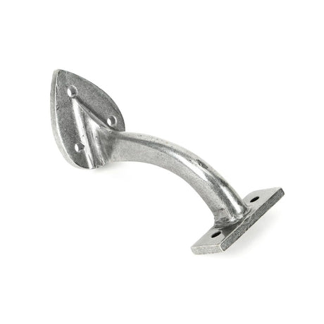 This is an image showing From The Anvil - Pewter 3" Handrail Bracket available from trade door handles, quick delivery and discounted prices