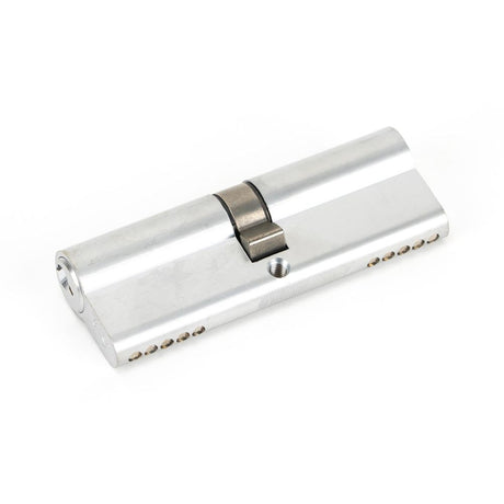 This is an image showing From The Anvil - Satin Chrome 45/45 5pin Euro Cylinder available from trade door handles, quick delivery and discounted prices