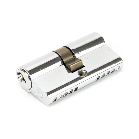 This is an image showing From The Anvil - Polished Chrome 30/30 5pin Euro Cylinder KA available from trade door handles, quick delivery and discounted prices
