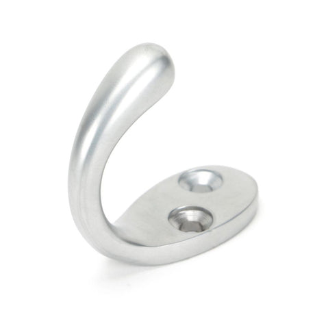 This is an image showing From The Anvil - Satin Chrome Celtic Single Robe Hook available from trade door handles, quick delivery and discounted prices