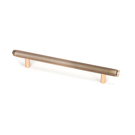 This is an image showing From The Anvil - Polished Bronze Full Brompton Pull Handle - Large available from trade door handles, quick delivery and discounted prices