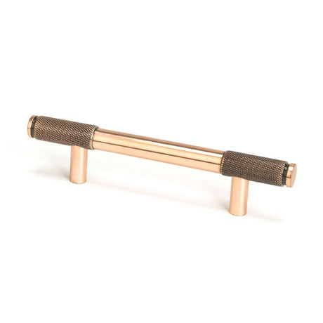 This is an image showing From The Anvil - Polished Bronze Half Brompton Pull Handle - Small available from trade door handles, quick delivery and discounted prices