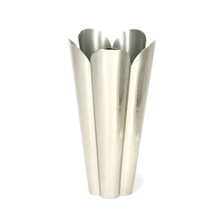 This is an image showing From The Anvil - Smooth Nickel Flora Vase available from trade door handles, quick delivery and discounted prices
