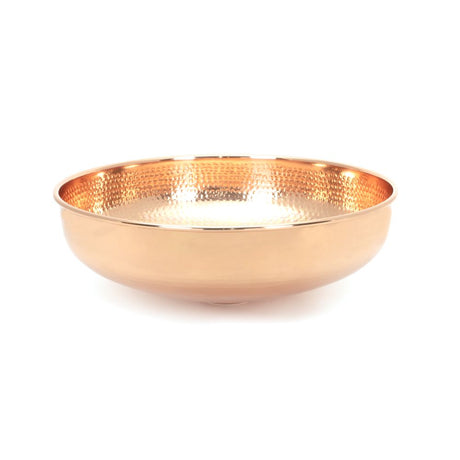 This is an image showing From The Anvil - Hammered Copper Round Sink available from trade door handles, quick delivery and discounted prices