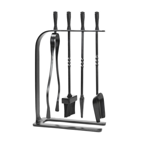 This is an image showing From The Anvil - Matt Black Arc Companion Set - Avon Tools available from trade door handles, quick delivery and discounted prices