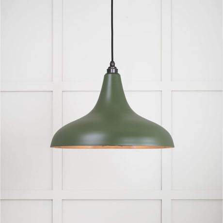 This is an image showing From The Anvil - Smooth Copper Frankley Pendant in Heath available from trade door handles, quick delivery and discounted prices
