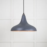 This is an image showing From The Anvil - Smooth Copper Frankley Pendant in Slate available from trade door handles, quick delivery and discounted prices