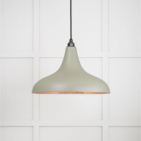 This is an image showing From The Anvil - Smooth Copper Frankley Pendant in Tump available from trade door handles, quick delivery and discounted prices