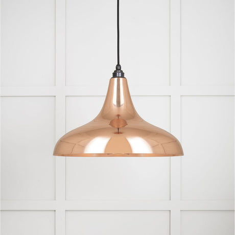 This is an image showing From The Anvil - Smooth Copper Frankley Pendant available from trade door handles, quick delivery and discounted prices