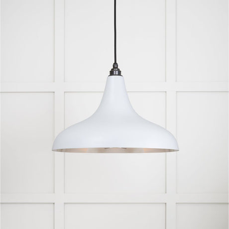 This is an image showing From The Anvil - Smooth Nickel Frankley Pendant in Birch available from trade door handles, quick delivery and discounted prices