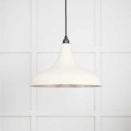 This is an image showing From The Anvil - Smooth Nickel Frankley Pendant in Teasel available from trade door handles, quick delivery and discounted prices