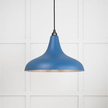 This is an image showing From The Anvil - Smooth Nickel Frankley Pendant in Upstream available from trade door handles, quick delivery and discounted prices