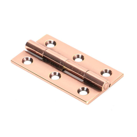 This is an image showing From The Anvil - Polished Bronze 2" Butt Hinge (pair) available from trade door handles, quick delivery and discounted prices