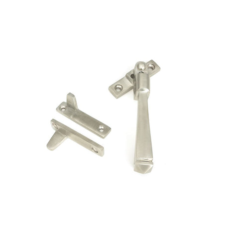 This is an image showing From The Anvil - Satin Marine SS (316) Night-Vent Locking Avon Fastener available from trade door handles, quick delivery and discounted prices