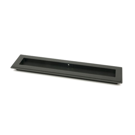 This is an image showing From The Anvil - Aged Bronze 250mm Plain Rectangular Pull available from trade door handles, quick delivery and discounted prices