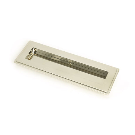 This is an image showing From The Anvil - Polished Nickel 175mm Art Deco Rectangular Pull available from trade door handles, quick delivery and discounted prices