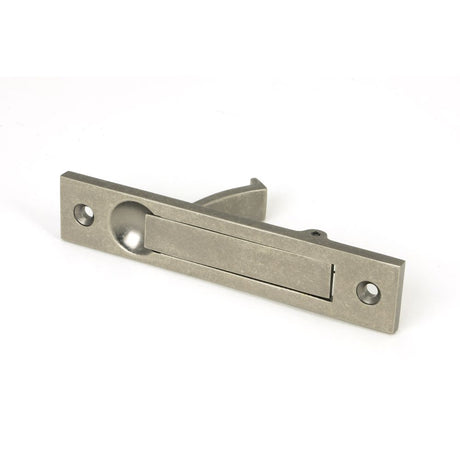 This is an image showing From The Anvil - Pewter 125mm x 25mm Edge Pull available from trade door handles, quick delivery and discounted prices