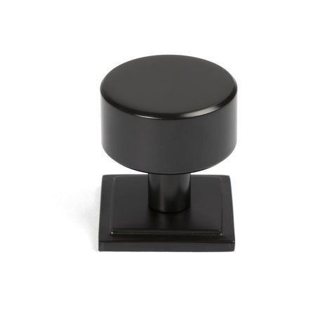 This is an image showing From The Anvil - Aged Bronze Kelso Cabinet Knob - 32mm (Square) available from trade door handles, quick delivery and discounted prices