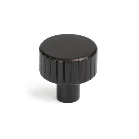 This is an image showing From The Anvil - Aged Bronze Judd Cabinet Knob - 25mm (No rose) available from trade door handles, quick delivery and discounted prices