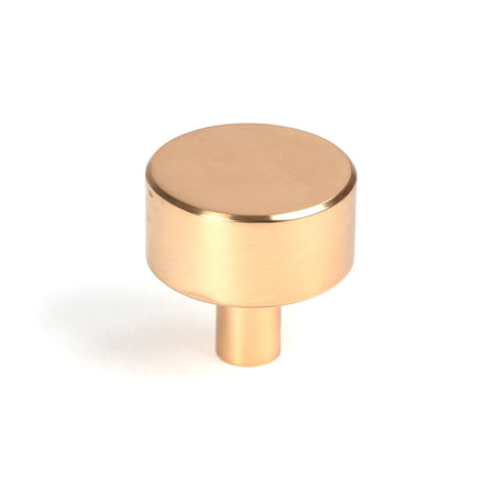 This is an image showing From The Anvil - Polished Bronze Kelso Cabinet Knob - 32mm (No rose) available from trade door handles, quick delivery and discounted prices