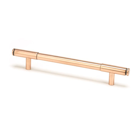This is an image showing From The Anvil - Polished Bronze Kelso Pull Handle - Medium available from trade door handles, quick delivery and discounted prices